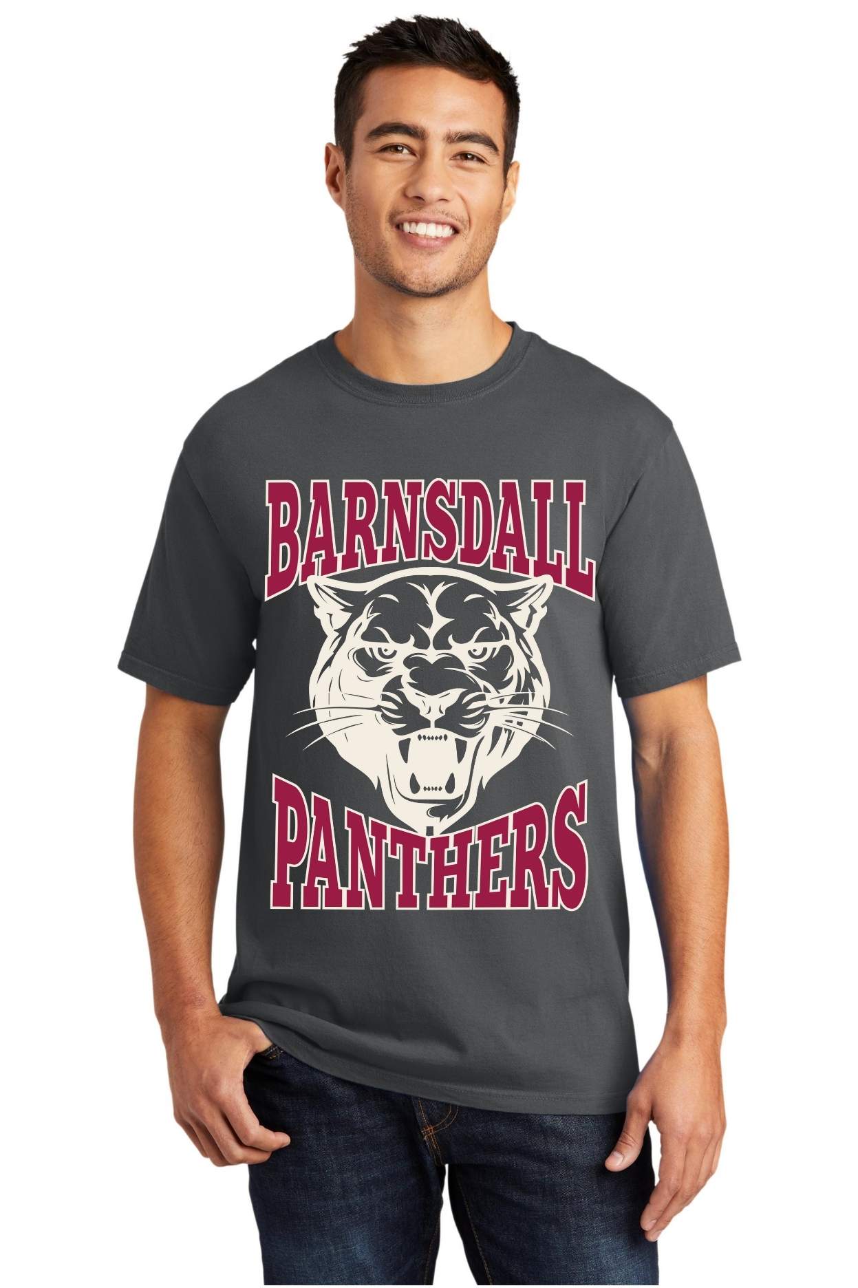 Barnsdall Panthers Beach Wash Tee