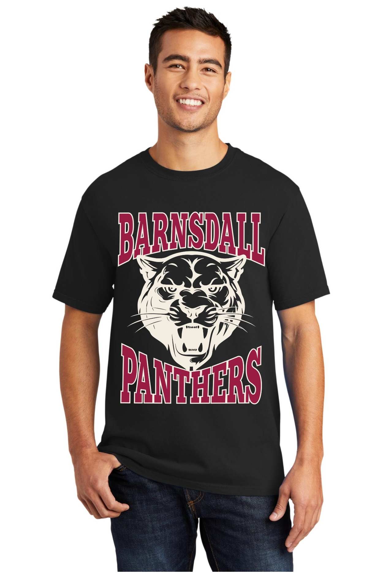 Barnsdall Panthers Beach Wash Tee