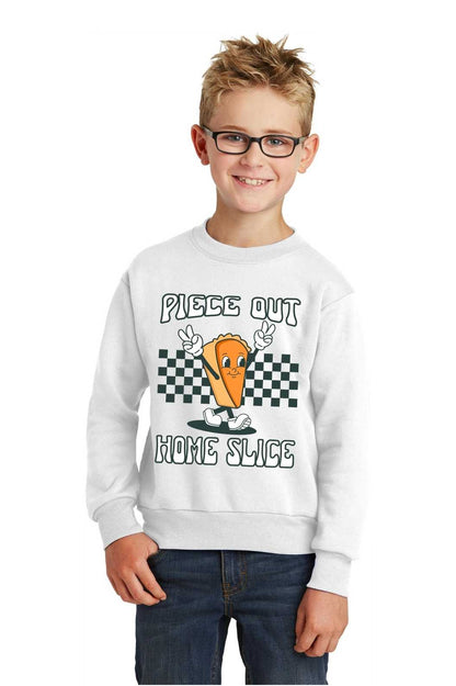 Piece Out Home Slice Youth Crewneck