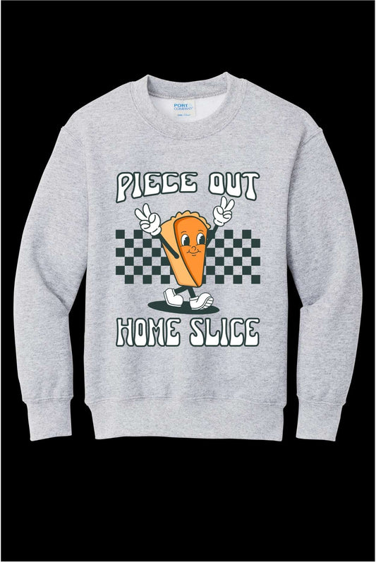 Piece Out Home Slice Youth Crewneck