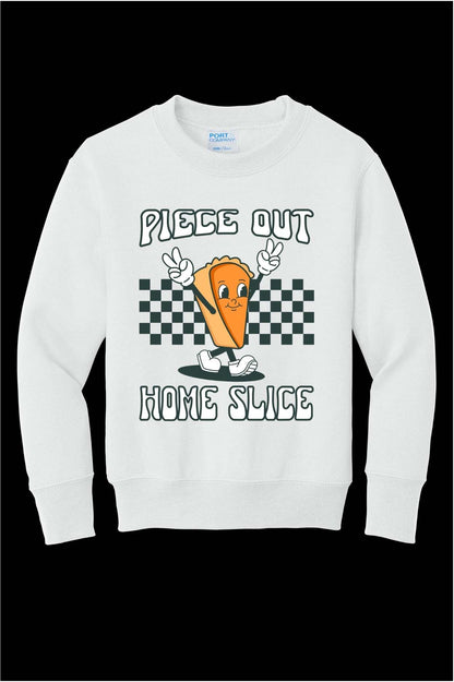 Piece Out Home Slice Youth Crewneck