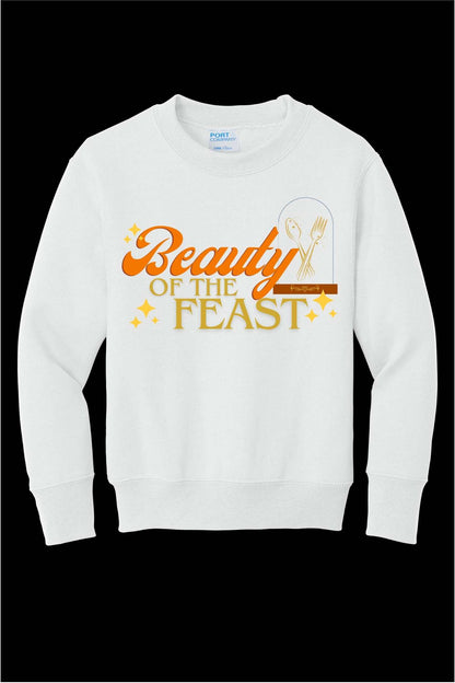 Beauty of The Feast Thanksgiving Youth Crewneck