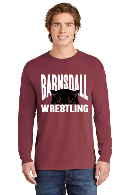 Barnsdall Wrestling Panther Comfort Colors Tee