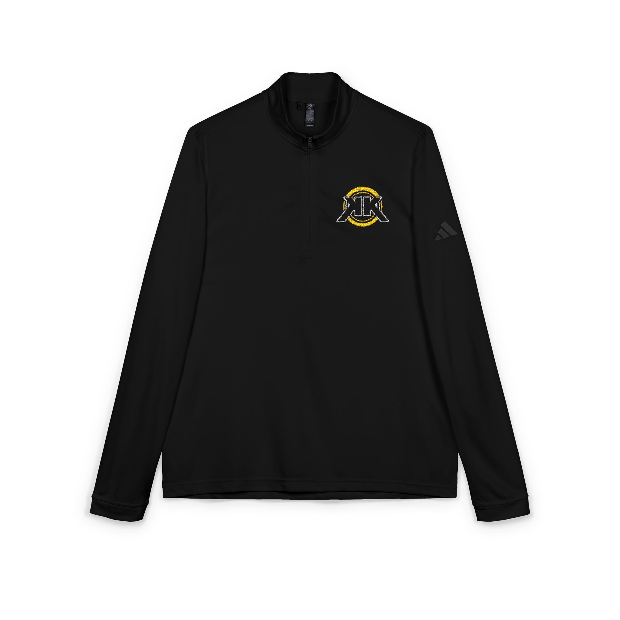 Embroidered Adidas Quarter-Zip Pullover