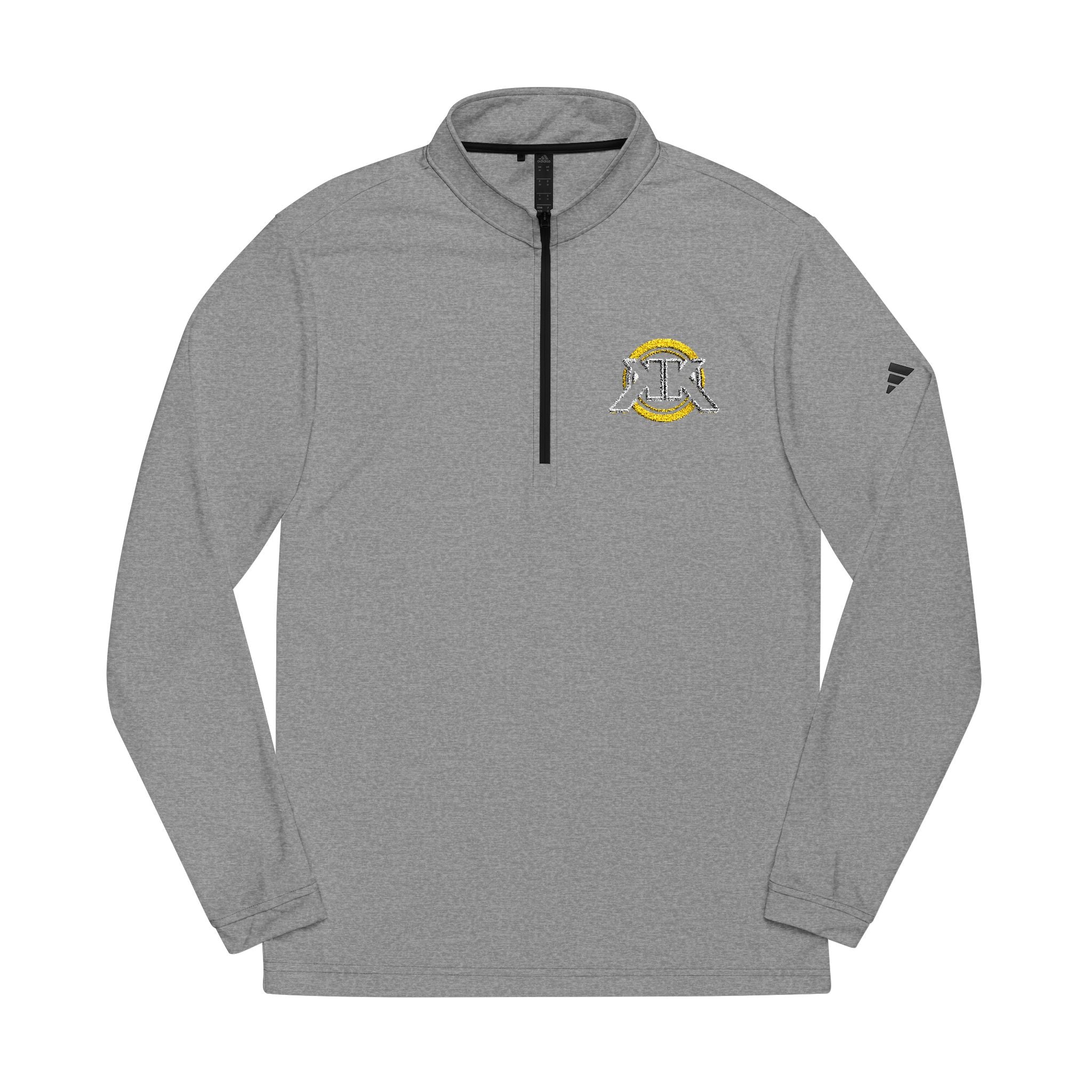 Embroidered Adidas Quarter-Zip Pullover