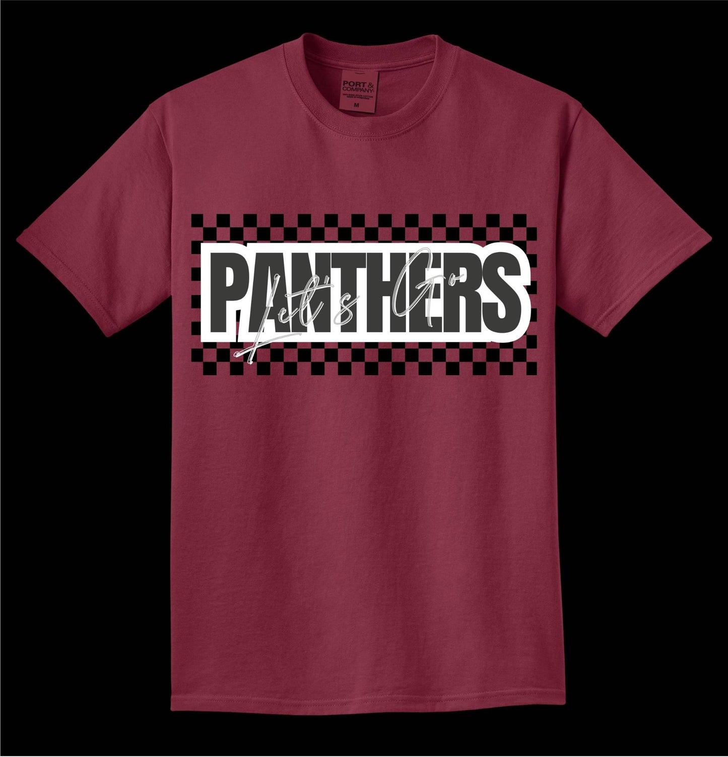 Let's Go Panthers Beach Wash Tee