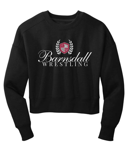 Women's Barnsdall Wrestling Cropped Crew